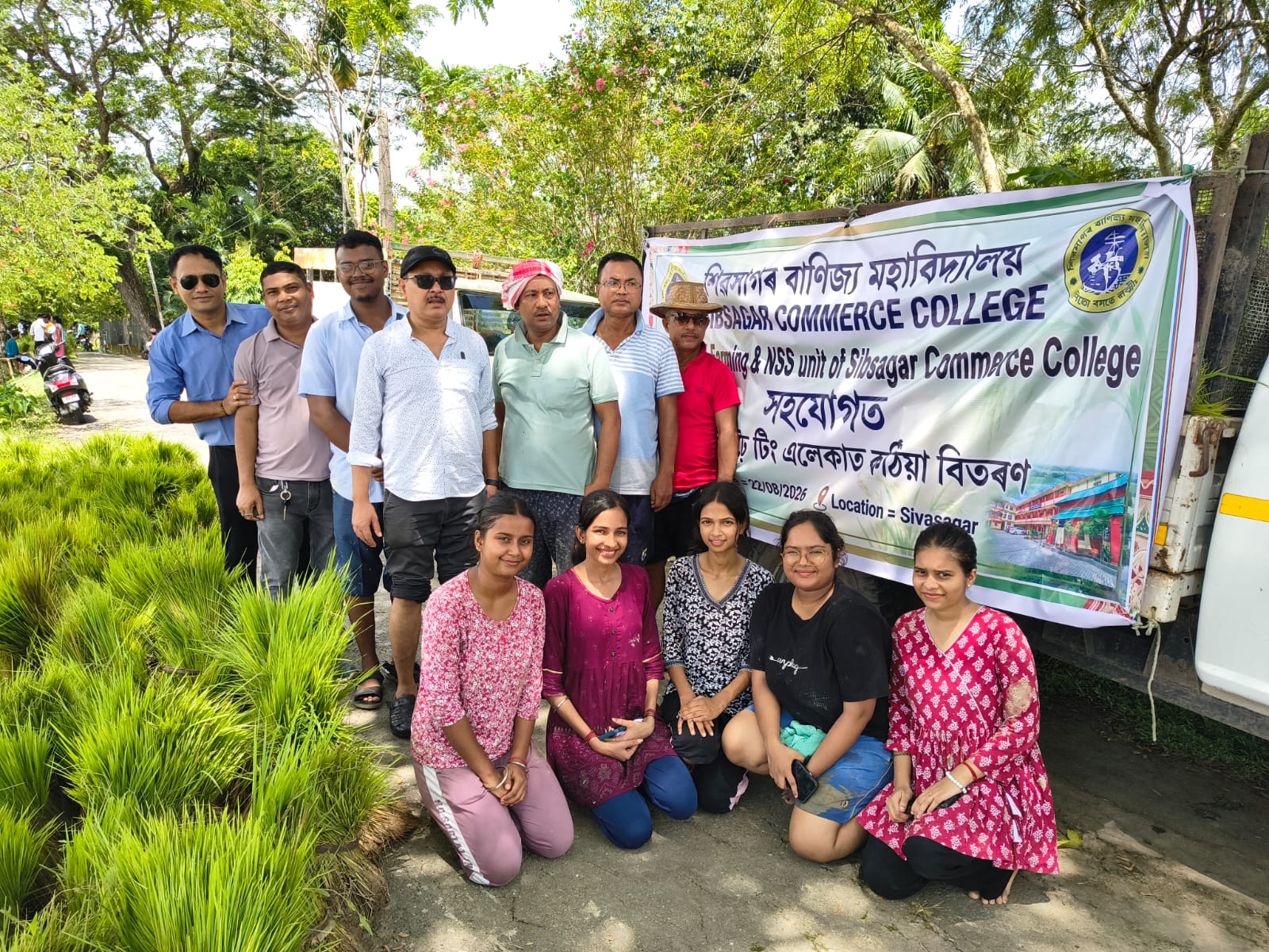 FLOOD RELIEF THROUGH MASS PADDY PLANTATION & PADDY DISTRIBUTION